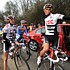 Frank and Andy Schleck during stage 2 of the Criterium International 2008